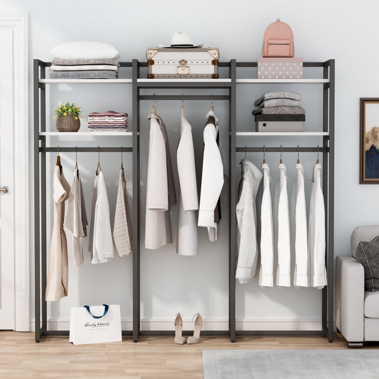 Rebrilliant LITTLE TREE 74.8" Heavy Duty Freestanding Closet Organizer